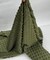 Olive Minky Dot Fabric by the Yard, 60" Wide Ultra-Soft Plush Minky Fabric for Baby Blankets, Nursery Decor, Plush Toys & Sewing
